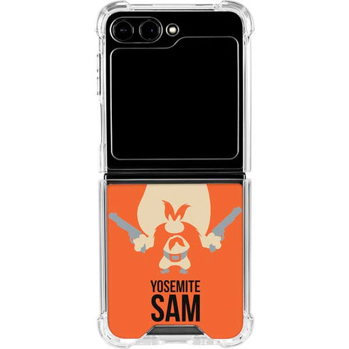 Looney Tunes Yosemite Sam Identity Galaxy Z Flip5 5G Clear Case