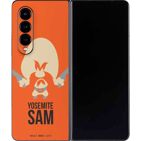 Looney Tunes Yosemite Sam Identity Galaxy Z Fold4 5G Skin