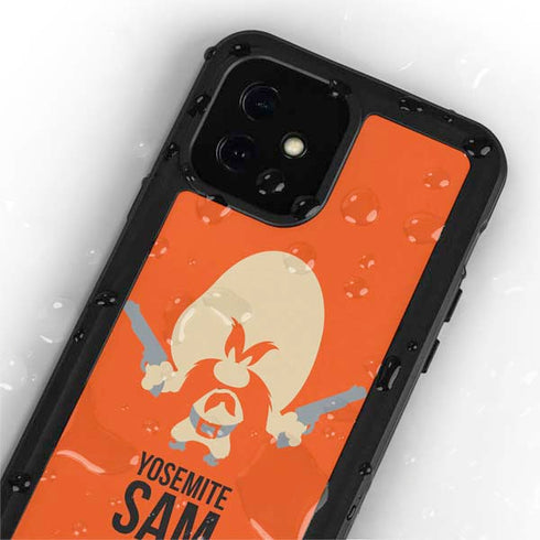 Looney Tunes Yosemite Sam Identity iPhone 12 Waterproof Case