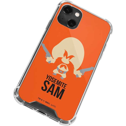 Looney Tunes Yosemite Sam Identity iPhone 13 Mini Clear Case