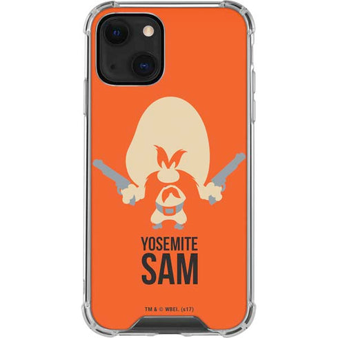 Looney Tunes Yosemite Sam Identity iPhone 14 Plus Clear Case