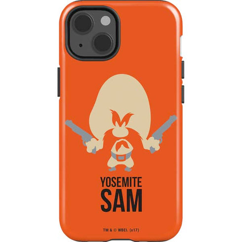 Looney Tunes Yosemite Sam Identity iPhone 15 Impact Case