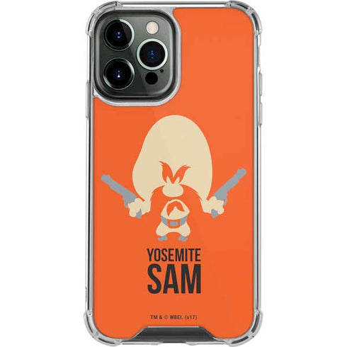 Looney Tunes Yosemite Sam Identity iPhone 14 Pro Max Clear Case