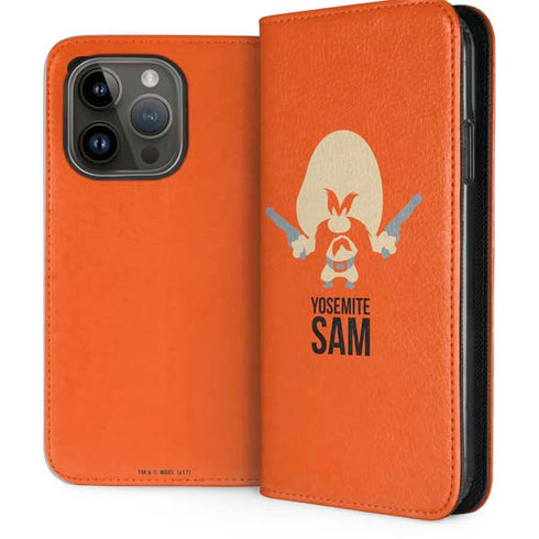 Looney Tunes Yosemite Sam Identity iPhone 15 Pro Folio Case