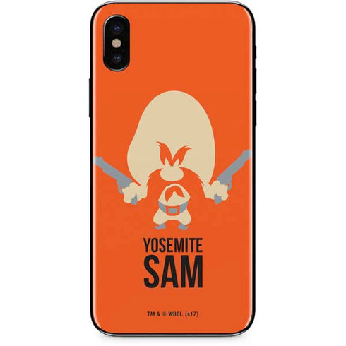 Looney Tunes Yosemite Sam Identity iPhone XS Skin