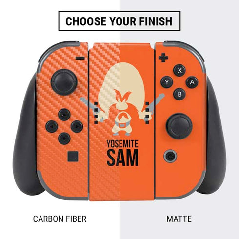 Looney Tunes Yosemite Sam Identity Nintendo Switch Bundle Skin
