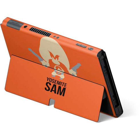 Looney Tunes Yosemite Sam Identity Nintendo Switch OLED (2021) Skin