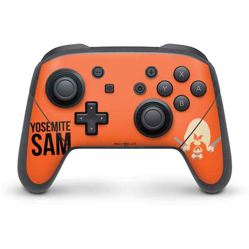 Looney Tunes Yosemite Sam Identity Nintendo Switch Pro Controller Skin