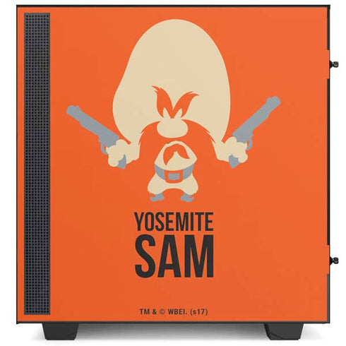 Looney Tunes Yosemite Sam Identity NZXT H510 Compact ATX Mid-Tower Case Skin