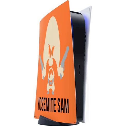 Looney Tunes Yosemite Sam Identity PS5 Digital Edition Console Skin