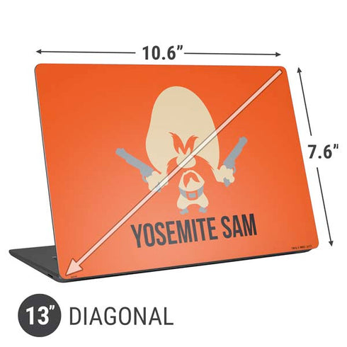 Looney Tunes Yosemite Sam Identity Universal Laptop 13in (10.6 x 7.6in) Skin