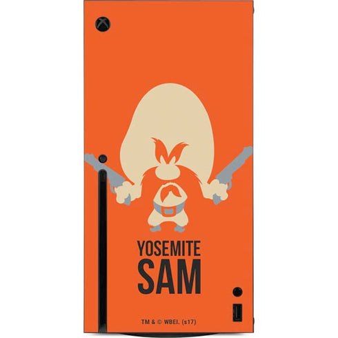 Looney Tunes Yosemite Sam Identity Xbox Series X Console Skin