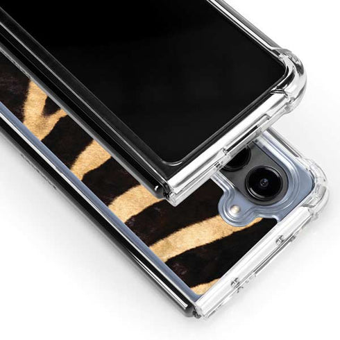 Zebra Galaxy Z Fold5 5G Clear Case