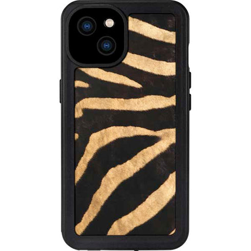 Zebra iPhone 15 Plus Waterproof Case