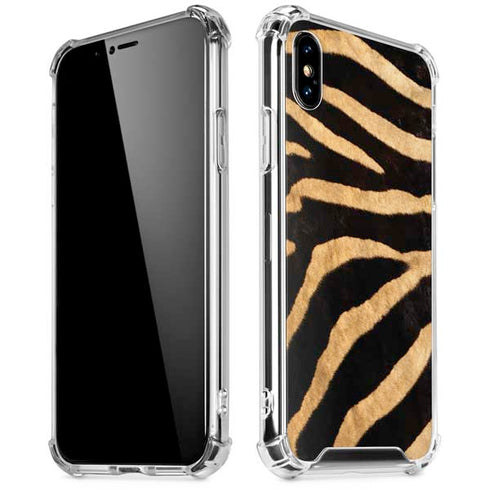 Zebra iPhone XS Max Clear Case