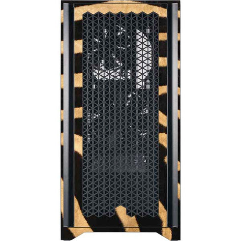 Zebra Animal Print Corsair 4000D Tempered Glass Mid-Tower ATX Case Skin
