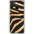 Zebra Animal Print Galaxy A21 Clear Case