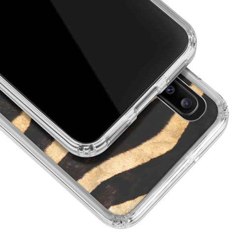 Zebra Animal Print Galaxy A30 Clear Case