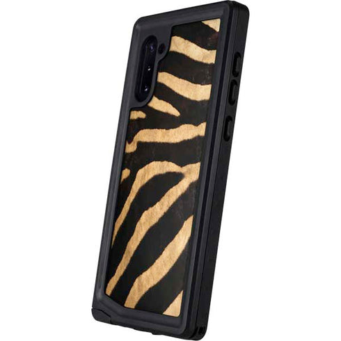 Zebra Animal Print Galaxy Note 10 Waterproof Case
