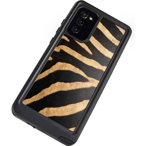 Zebra Animal Print Galaxy Note20 5G Waterproof Case