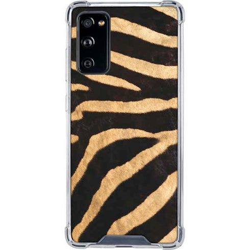 Zebra Animal Print Galaxy S20 FE Clear Case