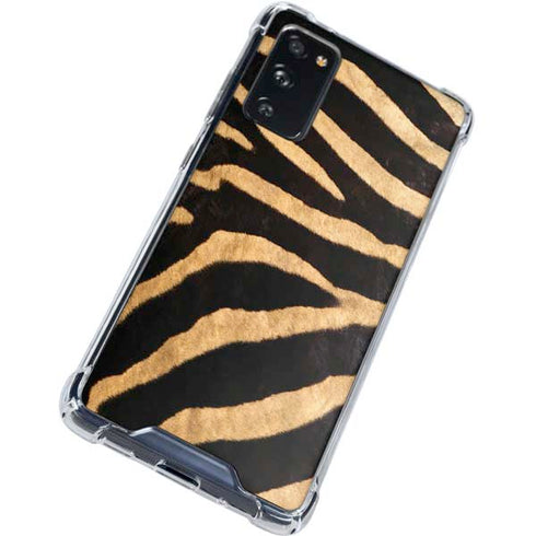 Zebra Animal Print Galaxy S20 FE Clear Case