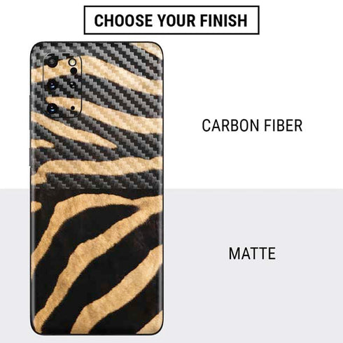 Zebra Animal Print Galaxy S20 Plus Skin