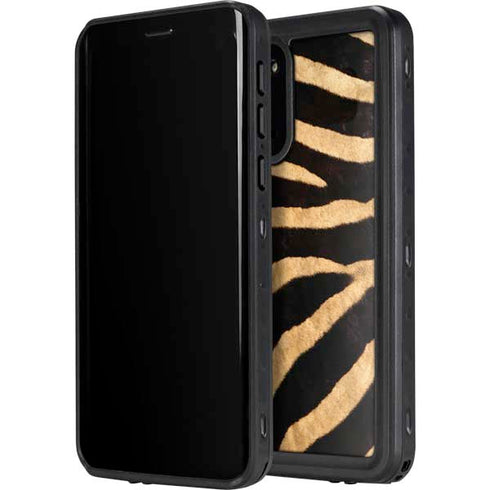 Zebra Animal Print Galaxy S20 Waterproof Case