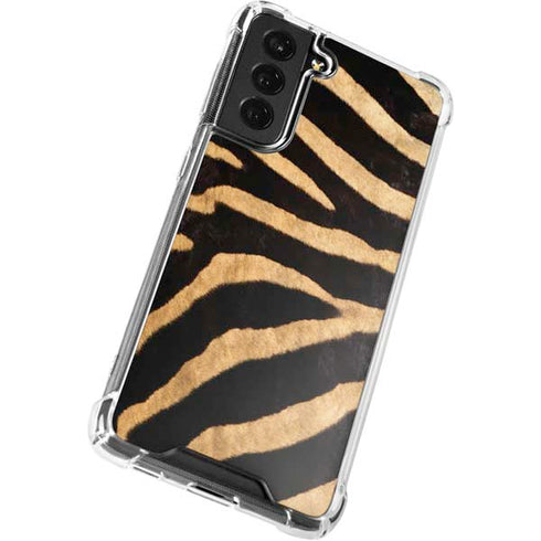 Zebra Animal Print Galaxy S21 FE Clear Case