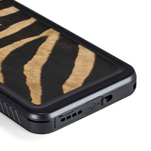 Zebra Animal Print Galaxy S23 Plus Waterproof Case
