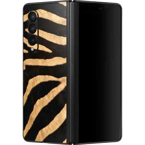 Zebra Animal Print Galaxy Z Fold3 5G Skin