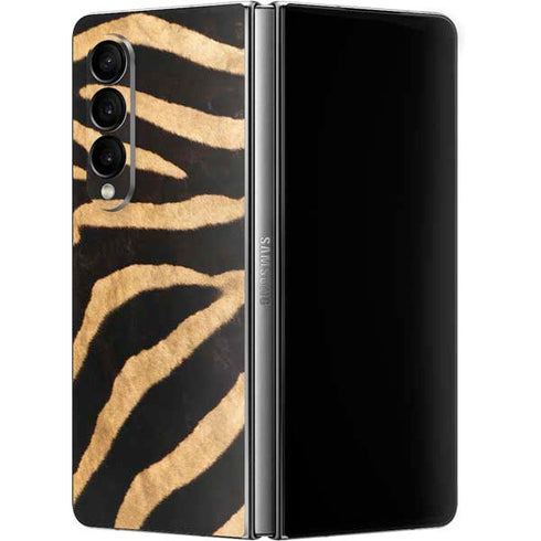 Zebra Animal Print Galaxy Z Fold4 5G Skin