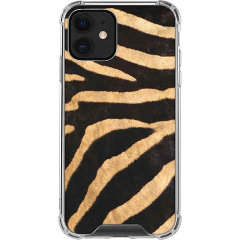 Zebra Animal Print iPhone 12 Clear Case