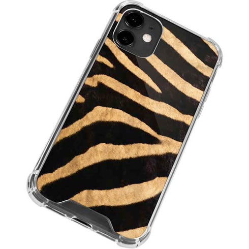 Zebra Animal Print iPhone 12 Clear Case