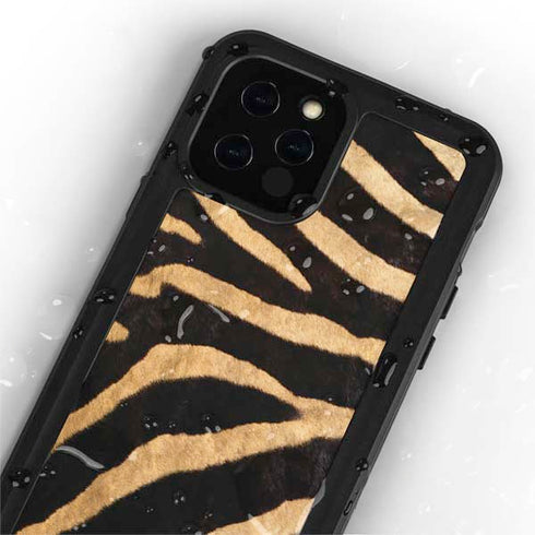 Zebra Animal Print iPhone 12 Pro Waterproof Case