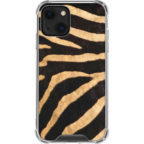 Zebra Animal Print iPhone 14 Plus Clear Case