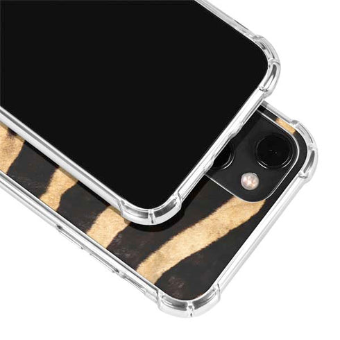 Zebra Animal Print iPhone 14 Plus Clear Case