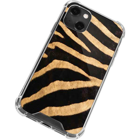 Zebra Animal Print iPhone 14 Plus Clear Case