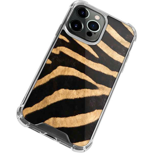 Zebra iPhone 15 Pro Clear Case