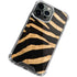 Zebra iPhone 15 Pro Clear Case