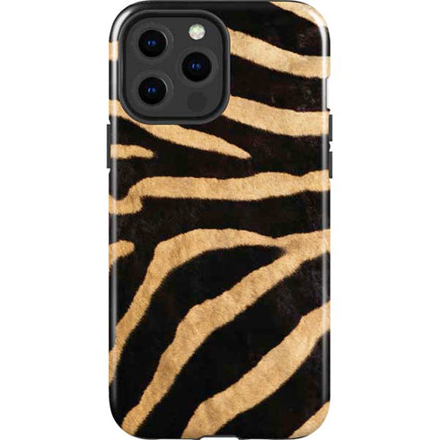 Zebra Animal Print iPhone 14 Pro Max Impact Case