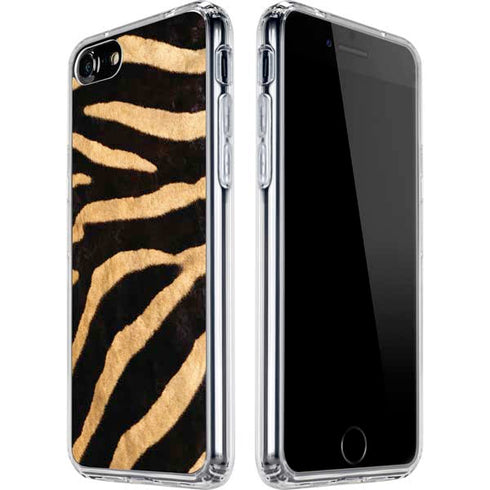 Zebra Animal Print iPhone SE (2nd & 3rd Gen) Clear Case