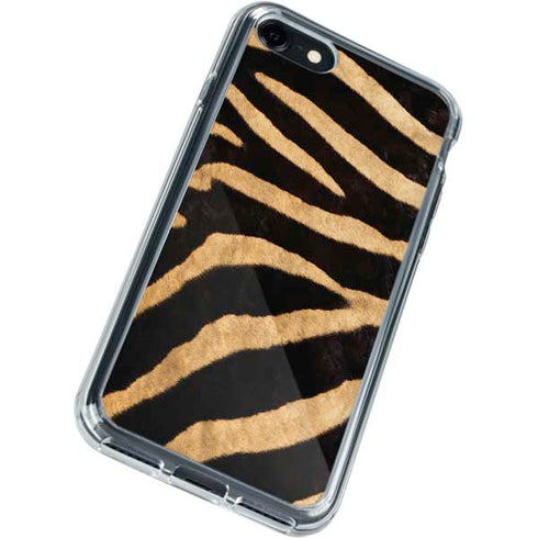 Zebra Animal Print iPhone SE (2nd & 3rd Gen) Clear Case