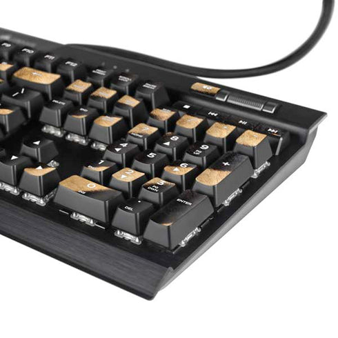 Zebra Animal Print K95 RGB PLATINUM Mechanical Gaming Keyboard Skin