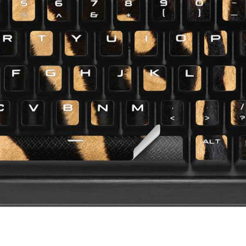 Zebra Animal Print K95 RGB PLATINUM Mechanical Gaming Keyboard Skin