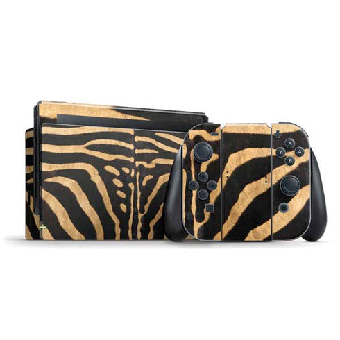 Zebra Animal Print Nintendo Switch Bundle Skin