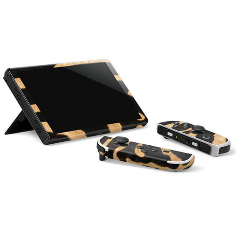 Zebra Animal Print Nintendo Switch OLED (2021) Skin