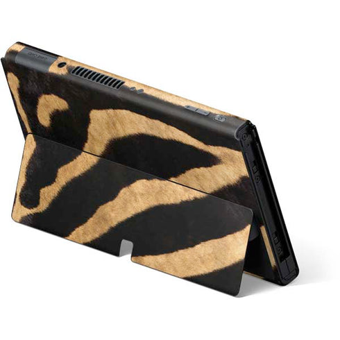 Zebra Animal Print Nintendo Switch OLED (2021) Skin