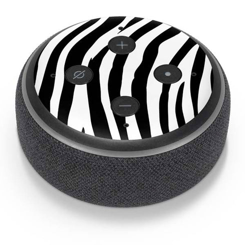 Zebra Print Amazon Echo Dot Skin
