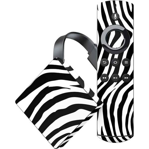 Zebra Print Amazon Fire TV Skin